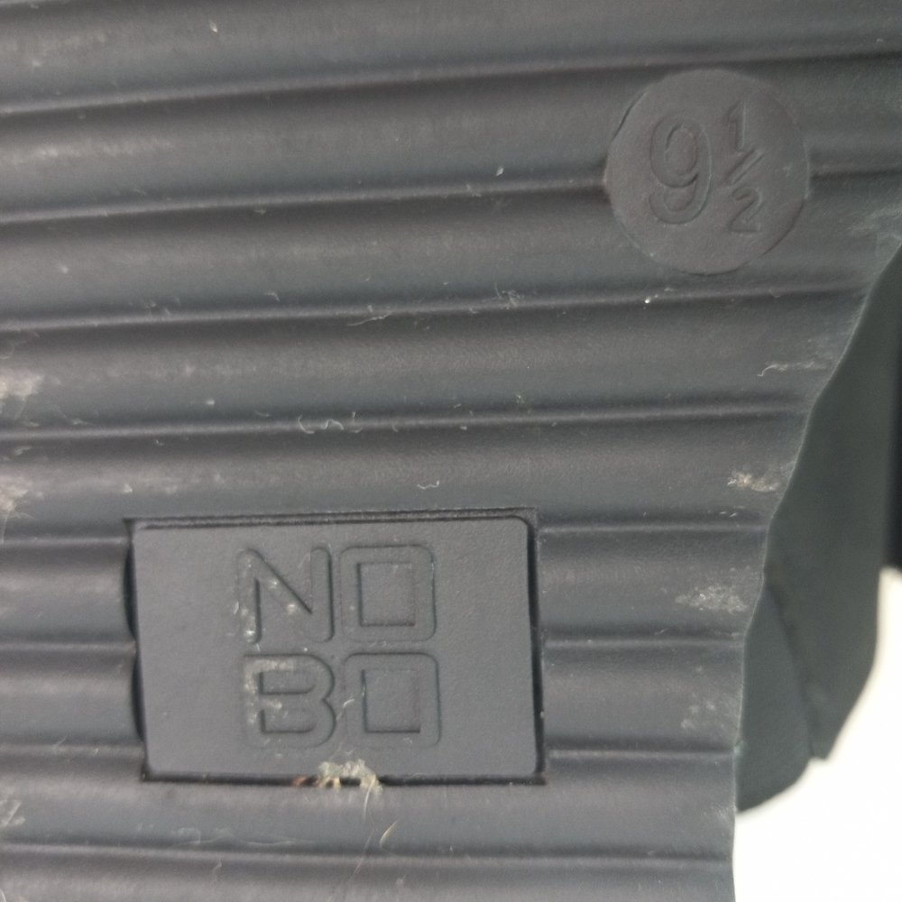 NoBo Memory Foam 9.5 Black Cork Platform Sandals - Picture 7 of 7